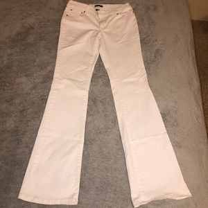 Metaphor white flare leg pant